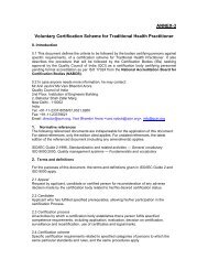 ANNEX-3 Voluntary Certification Scheme for Traditional Health ...