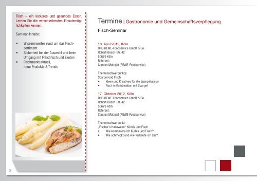 Seminarprogramm - REWE-Foodservice