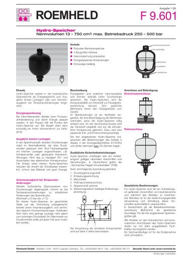 F 9.601 - RÃƒÂƒÃ‚Â¶mheld GmbH