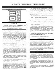 OPERATING INSTRUCTIONS MODEL DT-32Ri - Digatron