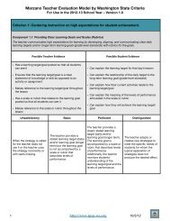 Marzano Rubrics by criteria with scales-evidence-SG