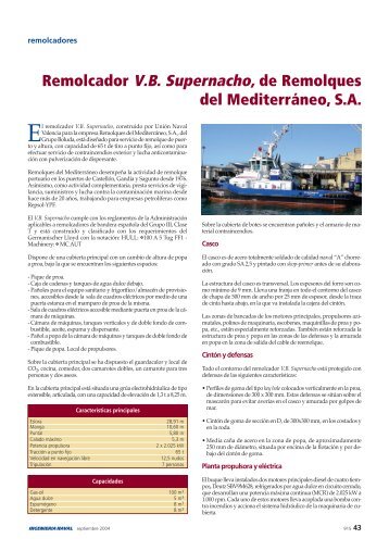 Remolcador VB Supernacho, de Remolques del Mediterráneo, SA