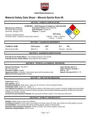 Mineral Spirits Rule 66 - Colonial Chemical Solutions