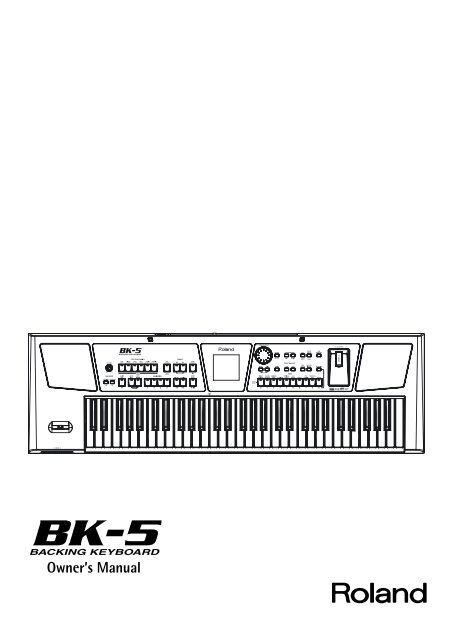 English version - Roland Keyboard Club