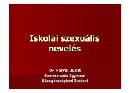 Forrai Judit : Iskolai szexuális nevelés