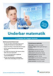 Underbar matematik - Skolporten