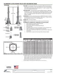 ALuMINuM FLuTED rOuND POLES wITH ... - LSI Industries Inc.