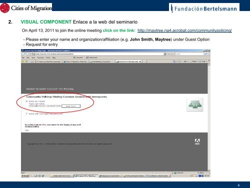 sobre los webinars