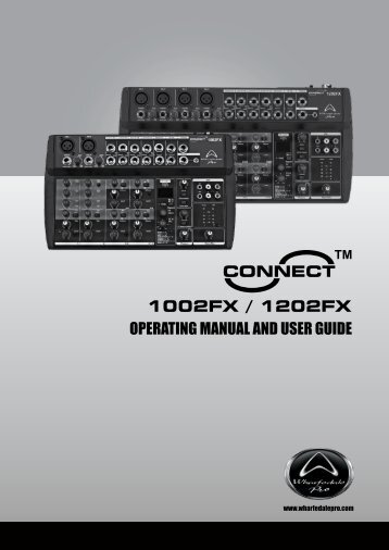 connect 1002fx&1202fx manual - Wharfedale Pro