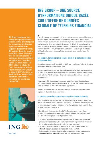 ing group - SIX Financial Information