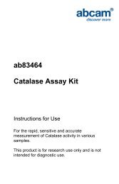 ab83464 Catalase Assay Kit - Abcam