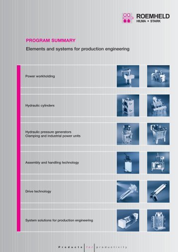 Companies and Products of the ROEMHELD Group - RÃƒÂƒÃ‚Â¶mheld GmbH