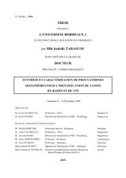 Mlle Isabelle TARASCOU - UniversitÃ© Bordeaux 1
