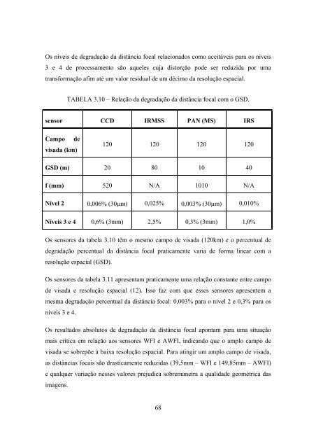 GEOMETRIA DE IMAGENS: DO PROJETO DO ... - mtc-m17:80 - Inpe