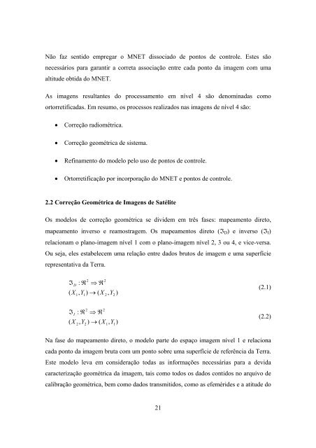 GEOMETRIA DE IMAGENS: DO PROJETO DO ... - mtc-m17:80 - Inpe