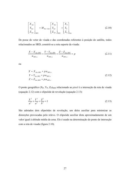 GEOMETRIA DE IMAGENS: DO PROJETO DO ... - mtc-m17:80 - Inpe