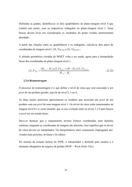 GEOMETRIA DE IMAGENS: DO PROJETO DO ... - mtc-m17:80 - Inpe