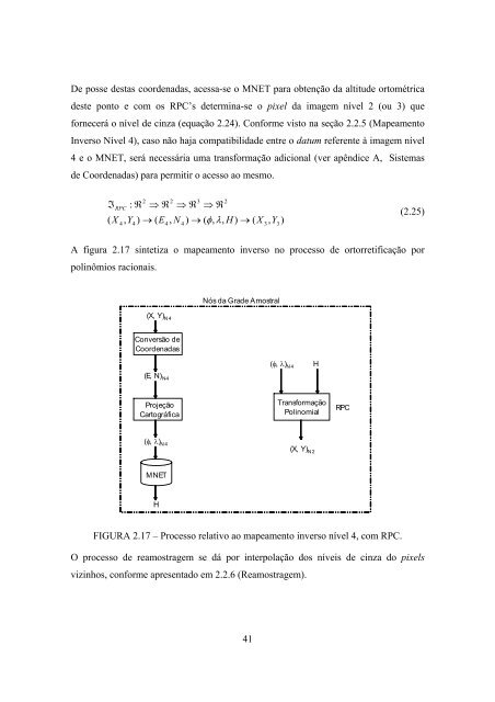 GEOMETRIA DE IMAGENS: DO PROJETO DO ... - mtc-m17:80 - Inpe