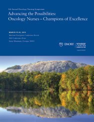 to download the 2013 handout - Winship Cancer Institute of Emory ...