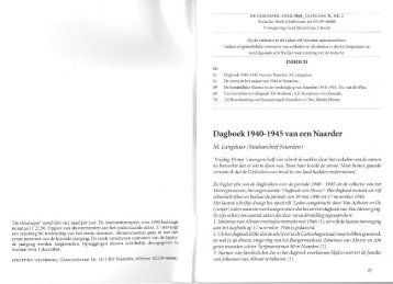 Dagboek 1940-1945 van een Naarder ~::~~;~~~~'fr:~n;'