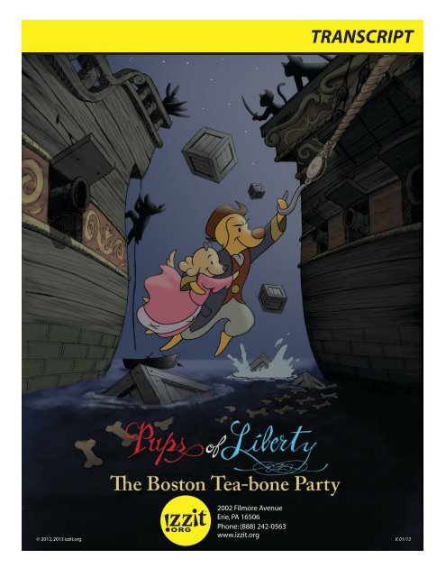 Pups of Liberty: The Boston Tea-bone Party - Izzit.org