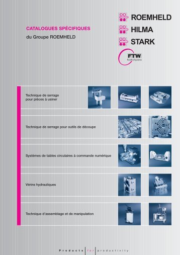 CATALOGUES SPÃƒÂƒÃ‚Â‰CIFIQUES du Groupe ROEMHELD - RÃƒÂƒÃ‚Â¶mheld GmbH