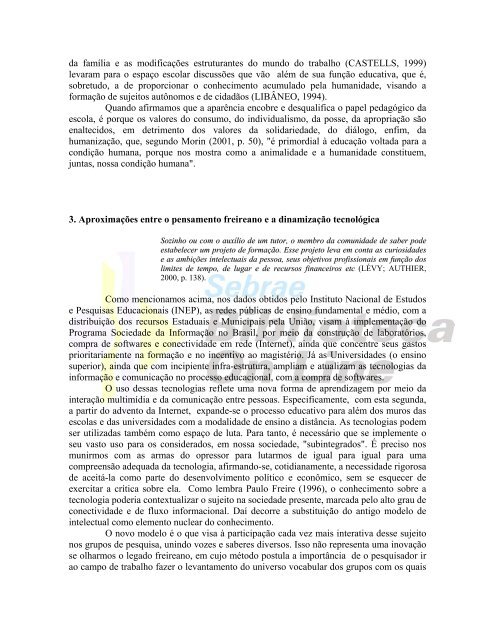 EducaÃ§Ã£o para a autonomia: um diÃ¡logo entre Paulo Freire e o ...