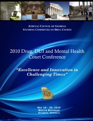 2010 Drug, DUI and Mental Health Court Conference