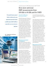 EMF measurements from 100 kHz to 40 GHz ... - Rohde & Schwarz