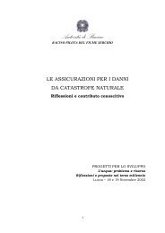 Le assicurazioni per i danni da catastrofe naturale - AutoritÃ  di ...