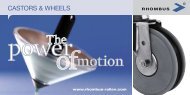 castors & wheels - Rhombus Rollen