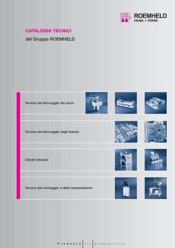 CATALOGHI TECNICI del Gruppo ROEMHELD - RÃƒÂƒÃ‚Â¶mheld GmbH