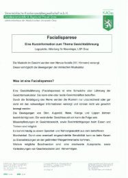 Informationsblatt FACIALISPARESE (GesichtslÃ¤hmung) - LSF Graz