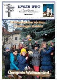 Pfarrblatt Dezember 2012 - DiÃ¶zese Eisenstadt