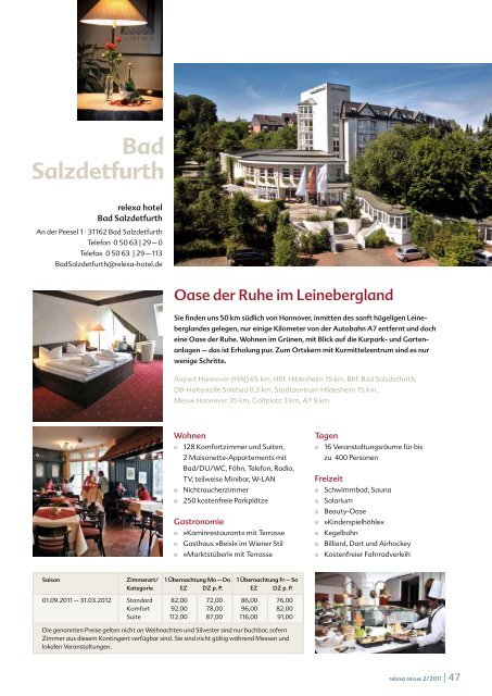 Bad Salzdetfurth - Relexa Hotels