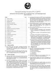 Satzung der Jumelages Européens PTT e.V. (JEPTT) - Eurojumelages