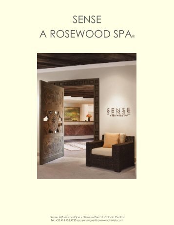 Membresias de Spa - Rosewood Hotels & Resorts