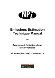 Emission Estimation Technique Manual for Aggregated ... - UNITAR