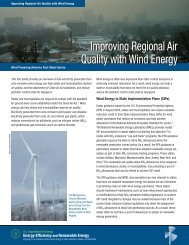 Improving Regional Air Quality with Wind Energy; Wind Powering ...