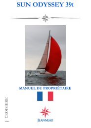 Manuel propriÃ©taire - Chantier Naval JEANNEAU