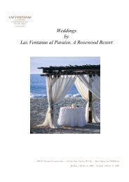 Weddings By Las Ventanas Al Paraíso, A Rosewood