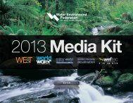 Water Environment Federation 2013 Media Kit