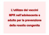 Sicurezza ed efficacia dei vaccini MPR negli adolescenti ... - ASL TO 1