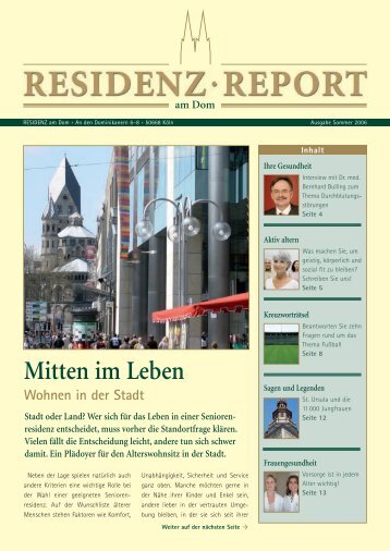 re_report 4/05 - Residenz am Dom