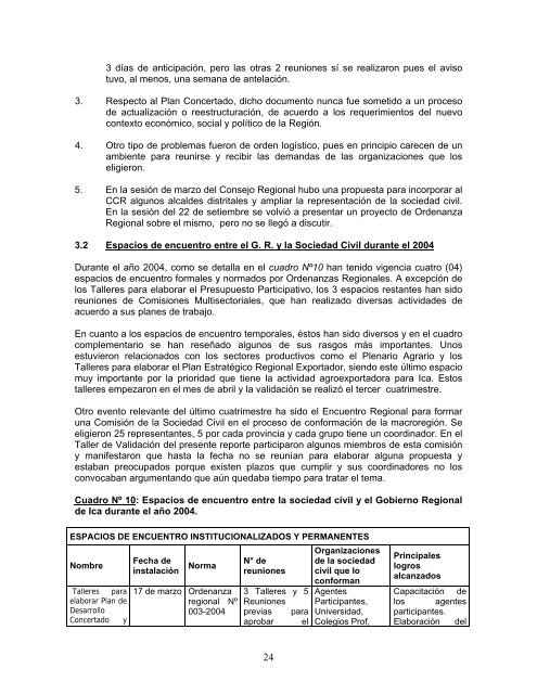 RegiÃ³n Ica: Reporte NÂº 06 - Grupo Propuesta Ciudadana