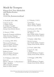 Musik für Trompete - Robert Schumann Hochschule Düsseldorf