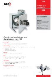 KCF - Centrifugaal ventilatoren voor dampkappen - Air Trade Centre