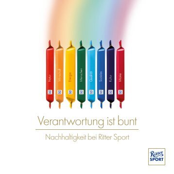 RITTER SPORT Nachhaltigkeitsbroschüre