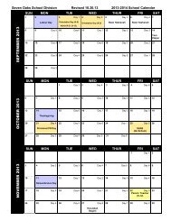 2013-2014 Divisional Calendar - Seven Oaks School Division