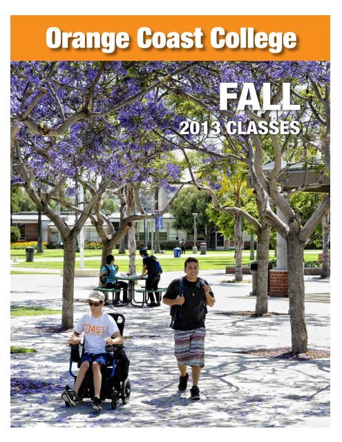 Fall 2013 Schedule - Orange Coast College